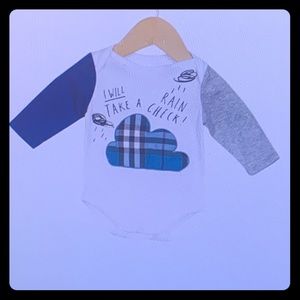 Burberry baby onesie